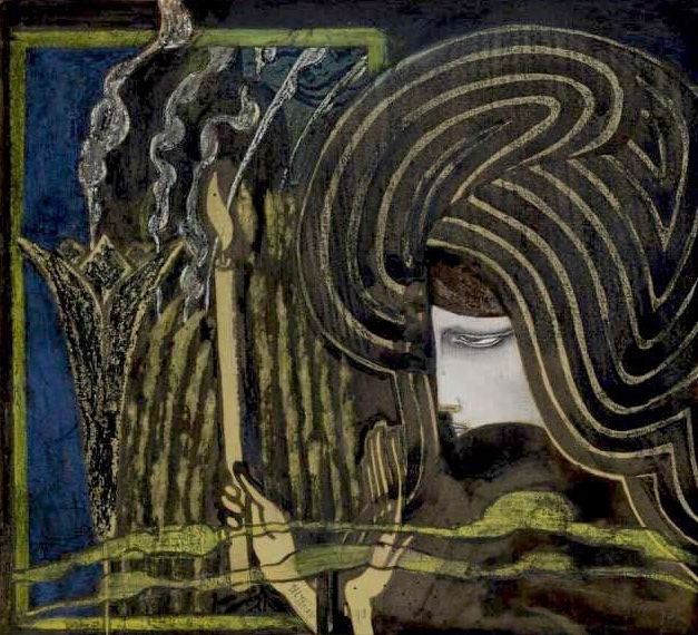 Jan Toorop, Contemplation, 1893