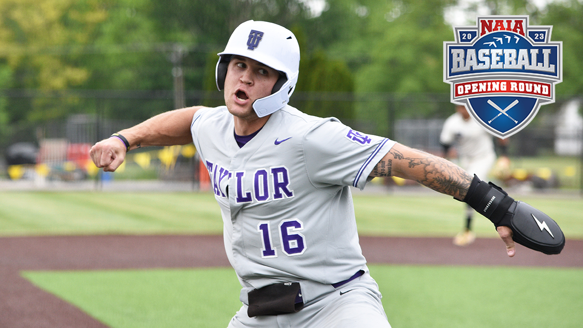 BB | No. 19 Taylor Slugs its Way within One Win of the NAIA World Series | <a href="/taylorbaseball/">taylorbaseball</a> #TaylorBB - taylortrojans.com/article/baseba…