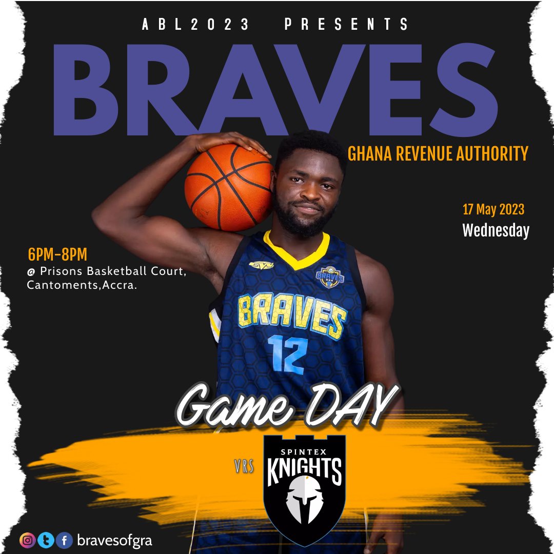 bravesofgra's tweet photo. TODAY, GAME DAY.
The much-anticipated league game is here.
First of its kind. Let's see who throws the first blow...

#braveLIONS
#bravesRevolution
#abbleague https://t.co/NwW7yU8oji