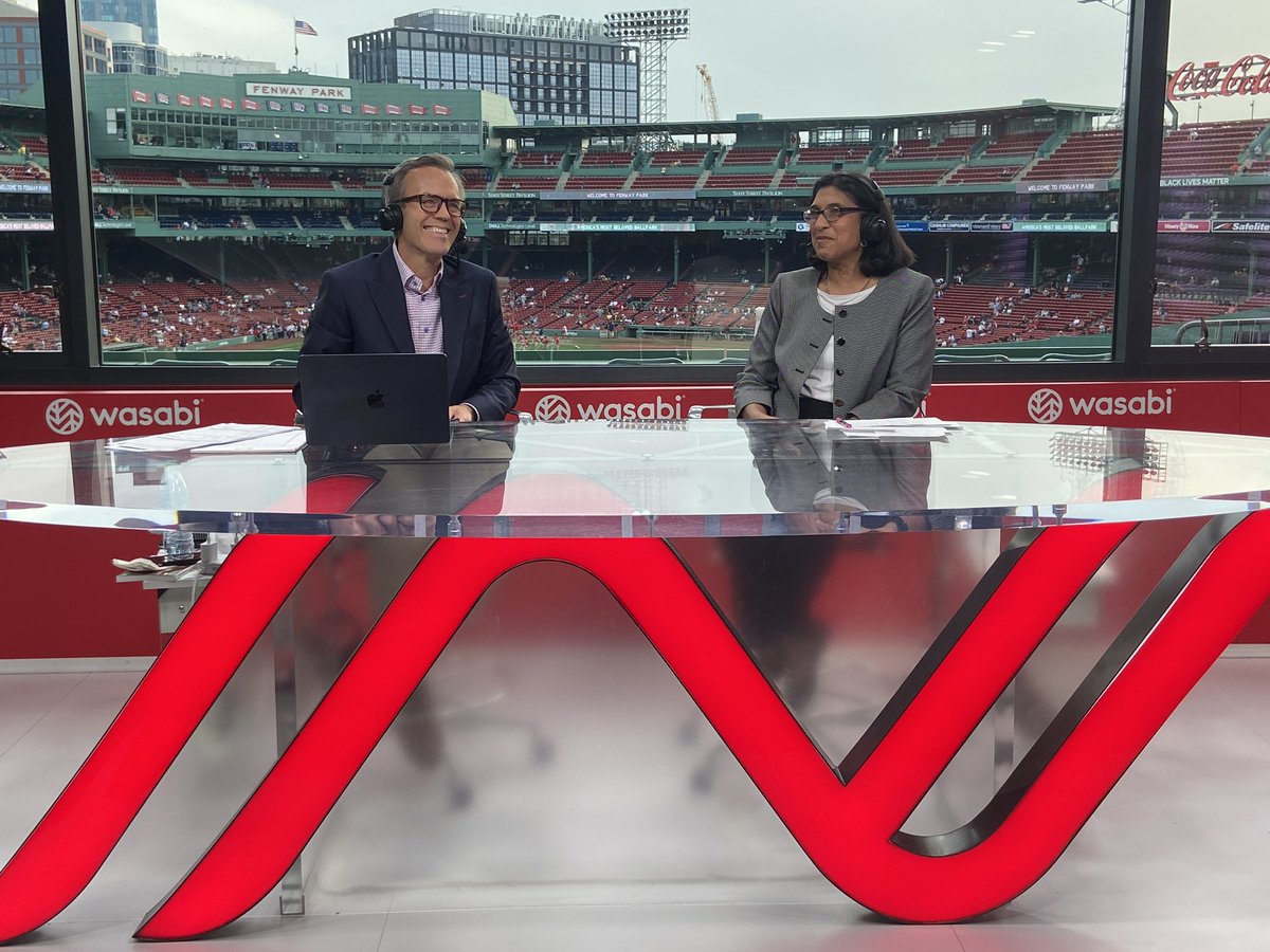 BostonABCD's tweet photo. Big thx @TomCaron &amp; @NESN team for inviting our Sharon Scott-Chandler on to talk #abcdfieldofdreams. Still a few slots left! Sign up &amp; play ball at #FenwayPark — chance-of-a-lifetime #teambuilding while providing opportunity to #Boston #youth. TY @RedSox https://t.co/OprkMI8sGY https://t.co/spu3QmtSvW