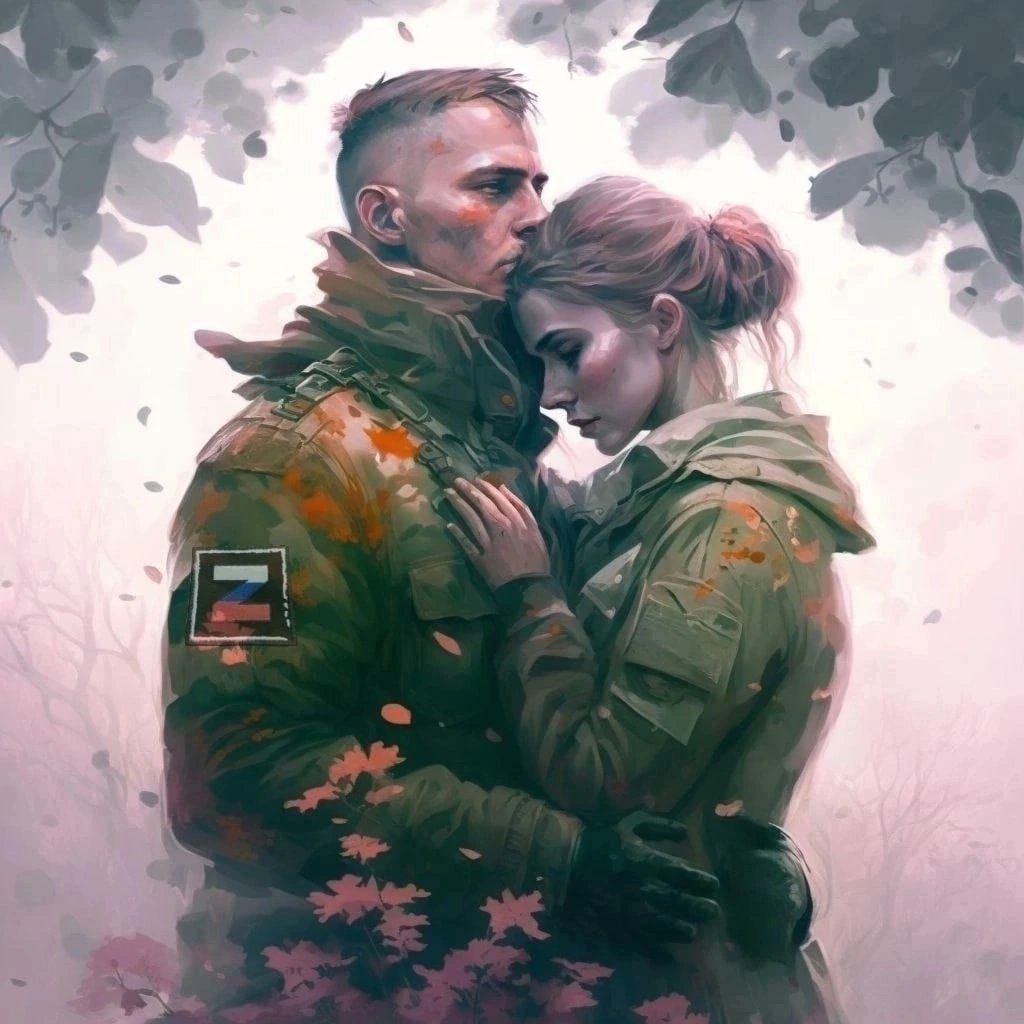 Alex_Oloyede2's tweet photo. A man stands to protect his family and everyone he cares about. 🇷🇺The brave Russians on the frontline stand not because they hate what's in front of them but because they love what's behind them.

Zelensky/ Ukraine will not have the Donbass. 

Till the last Nazi Ukrainian..... https://t.co/f9NfkqM3QE