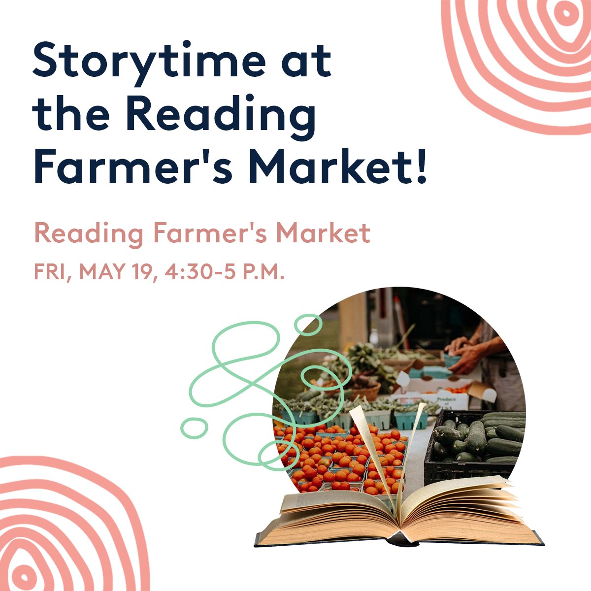 Bring the entire family to enjoy books, songs, and activities, while building literacy skills and checking out the wonderful Reading Farmers Market! More info --> cinlib.org/432s5uA