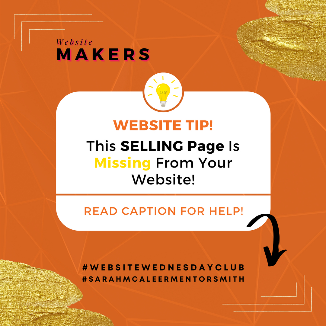 SMMentorsmith's tweet image. Let me introduce you to the ONE type of page that&apos;s missing from most makers websites...and that is...

...an OFFER Page!
#websitecontent #websitetips #offerpage  #websitemakers #makerbusiness #mentortip #sarahmcaleermentorsmith