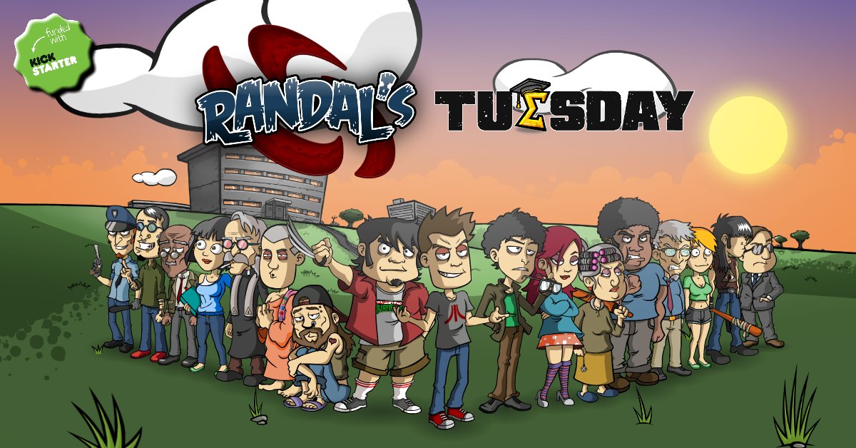This campus is populated by all kinds of people. Be careful!
👉 bit.ly/pledge-randal-…
💥 Support us on KickStarter

#RandalsTuesday #KickStarter #IndieGames #pointandclick