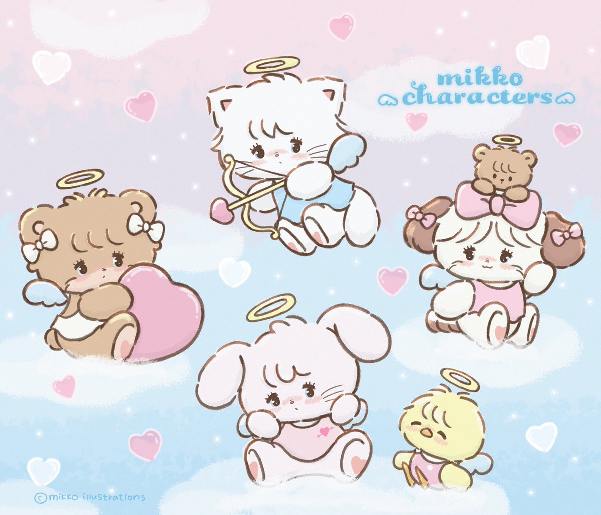 みっこ♡ Mikko Illustrations | Girly & Retro Character Goods | Suteki Gifts