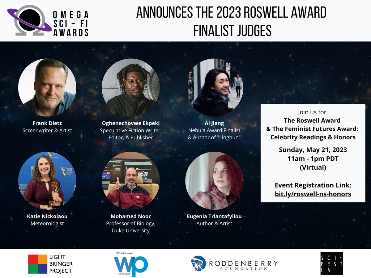 Introducing our stellar panel of finalist judges for The Roswell Award! Have you registered for Sunday's big event yet?
Register for free: bit.ly/roswell-ns-hon…