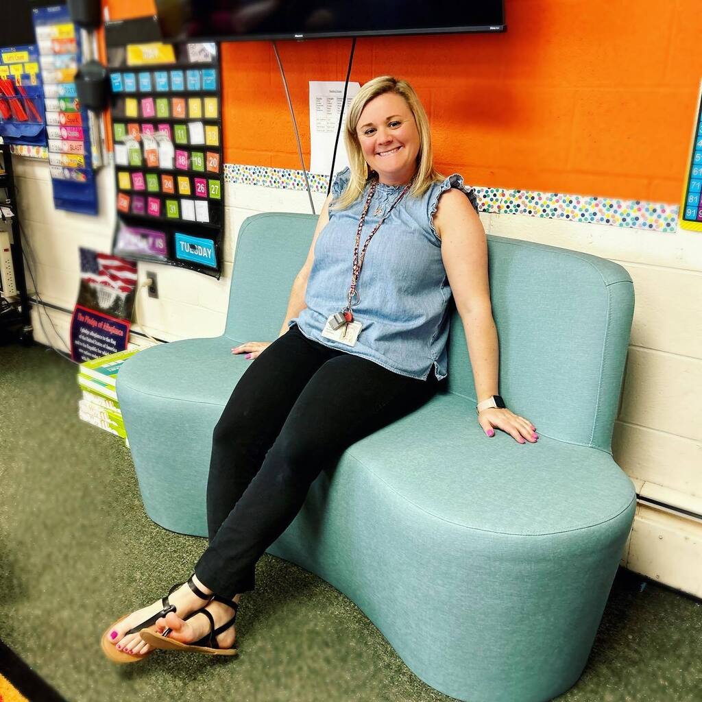 // ✨CONGRATULATIONS! ✨//

I teamed up with <a href="/smithsystem/">Smith System</a> to make @jordan120205 classroom furniture D R E A M come true! She received her Flowform Learn Lounge Double Seat in this gorgeous Mediterranean color! 

A huge THANK YOU to <a href="/smithsystem/">Smith System</a> for thi… instagr.am/p/CsUjM3IseYg/