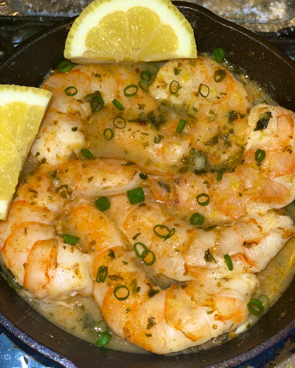 Shrimp scampi 
#FeeDaddysEats🍽️🧡💚