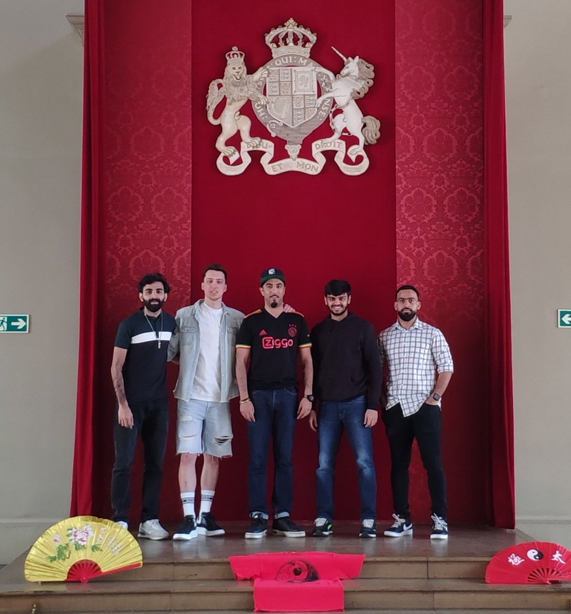 SPORTEKK's tweet photo. The @SPORTEKK core analyst team (minus Leon).

L to R: Athul @AshwinnAthul , Cosmin @CosminIonut5617 , me, Harshil @Harchilllll and Shashank #AnalyticalPower 📈 https://t.co/iLGaPlnheg