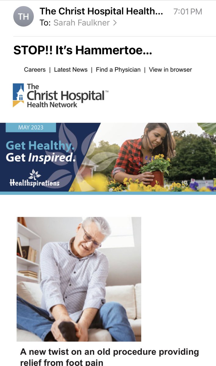 My new favorite email subject line of all time! <a href="/ChristHospital/">The Christ Hospital Health Network</a> you made this Gen Xer laugh out loud! #EmailMarketing