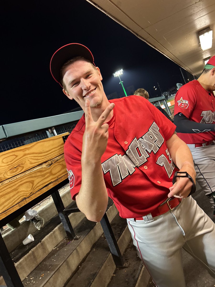 Congrats to <a href="/Adam35Smith/">Adam Smith</a> on closing out a combined no-hitter tonight for Fort Wayne