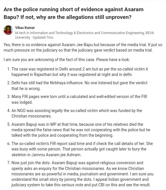 Public Speaks Up for Asaram Bapu Ji.

Many, who studied the actual facts of the case from authentic sources &amp; not from the paid media reports have come to the conclusion that Bapuji is framed by conspirators.

The could see The Flip Side.
#PlotExplained