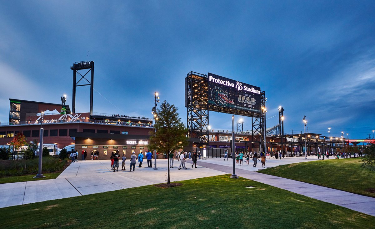 f__l__j's tweet photo. Legion Field to Protective Stadium is a bigger upgrade…. Like, no question https://t.co/ET79RP1rz6