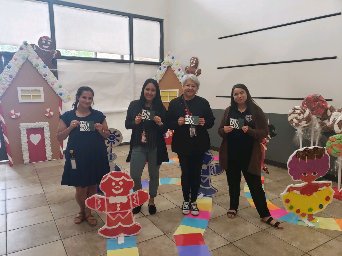 Thank you @unitedtolearn for our @Starbucks Teacher Appreciation Gifts! What a fantastic way to start our mornings. @JackLoweSrES @ConradSchools 
 @TeamDallasISD #TeacherApprecationWeek