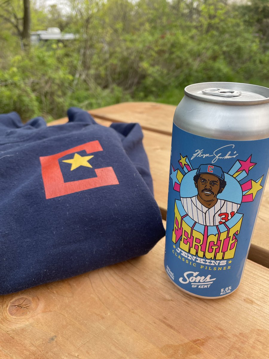 BoomerHarding's tweet image. Currently camping at Rondeau PP. Drinking @fergieajenkins beer from @sonsofkent while wearing my Chatham Coloured All-Stars sweatshirt from @CKBHS94.