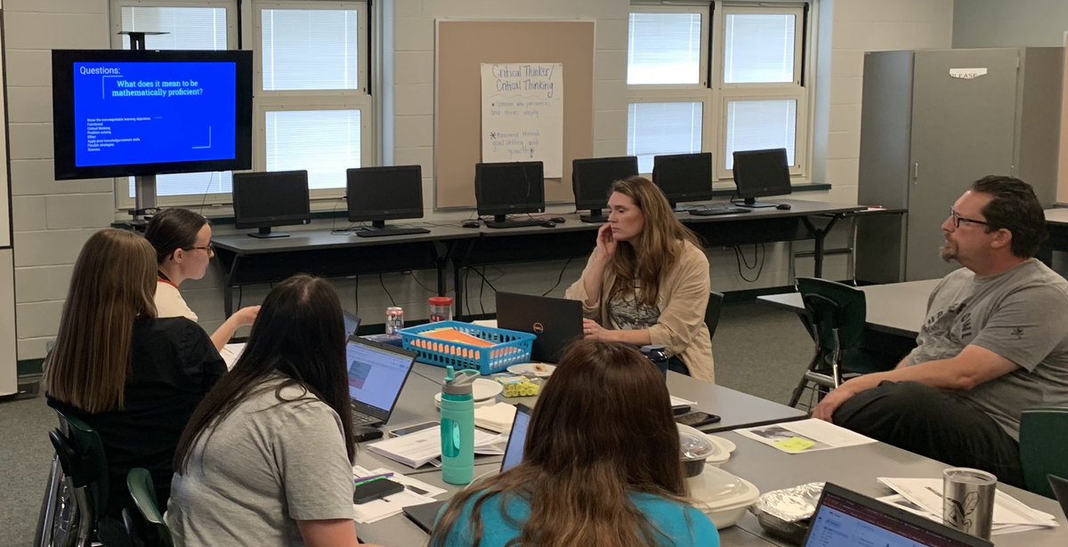 Great discussions today during a deep data dive PD. Our math and ela groups spoke about data and put that data in action through framework and supplemental needs! Proud of the hard work and positive conversation #theCrestwoodWay