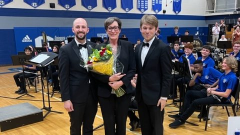 Wow! Just wow!

Multiple standing ovations. A recognition of our long-time band director, Jan Dossey. A recognition of an exemplary award to our band directors, Mr. Blue and Mr. Jankowski. Just an all-around phenomenal evening for our 6th, 7th, and 8th grade bands!

#GeneralsLEAD