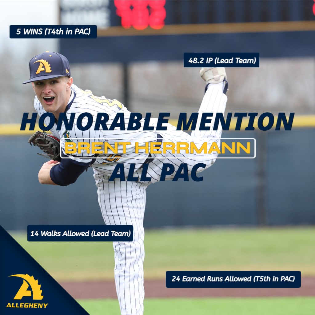 Allegheny College Baseball tweet media