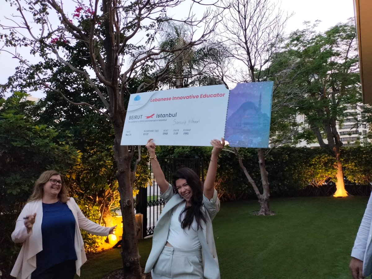 ITLSLB's tweet photo. #Lebanese Innovative #Educator Competition #LIE 2023
Final presentation 
60 educators registered 7 educators Complete the requirements and pass #MCE and #MOS certifications 🏆🏆🏆
#microsoft #educators #schools https://t.co/mF80ZrylyY