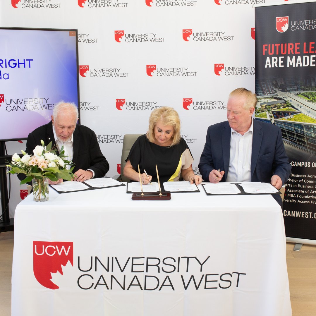 ucanwest's tweet image. We are thrilled to announce our partnership with Fulbright Canada, the leader in public diplomacy and academic exchange, establishing a Fulbright Canada Research Chair at UCW.⁣

⁣Visit bit.ly/3BvO7Kj to learn more.
⁣
#MyUCW #FulBright #InternationalPartnerships