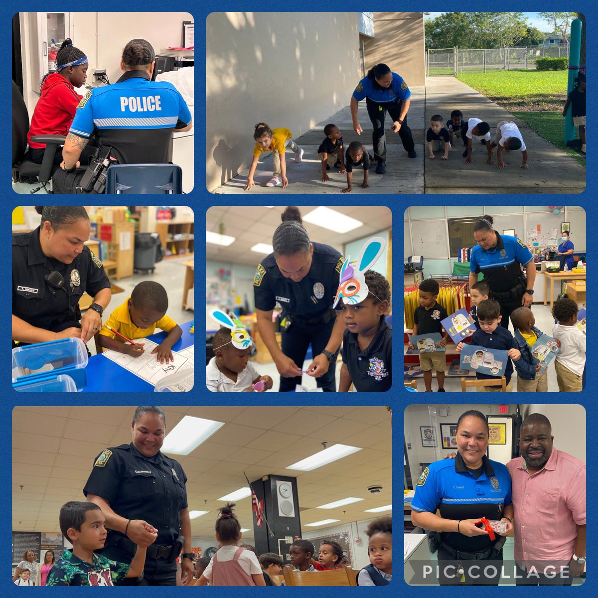 Happy #nationalpoliceweek to our very own Officer T. Smart! Always ON DUTY #protectingourfuture 🚔💙We are grateful for you! 

#BackTheBlue #PoliceWeek2023 #DWAC
@MDCPSSouth @MDSPD @MDCPS @robinson81966