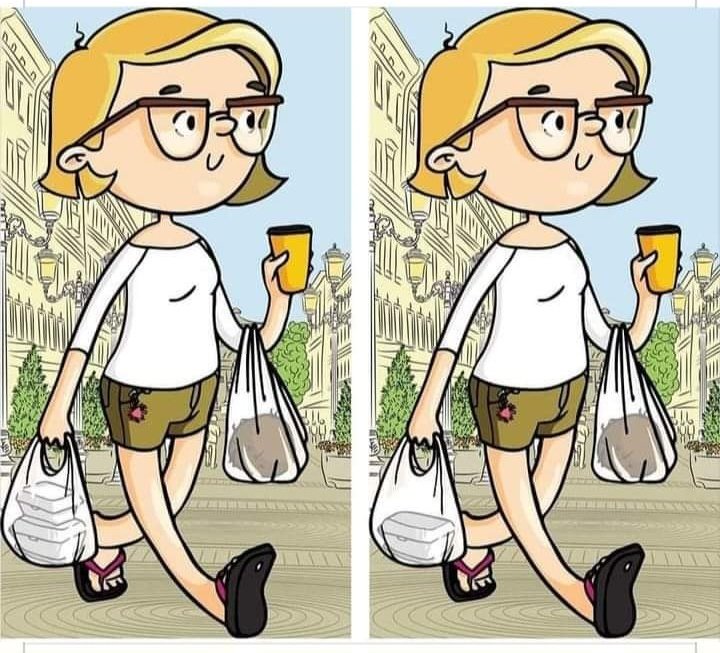 Localiza la única diferencia.

Pon Logrado si lo logras.

Da RT si te gustó.