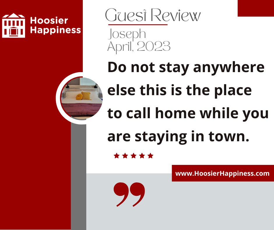 Well, you can't say Joseph didn't warn you! Check us out then check yourself in to Hoosier Happiness and Hoosier Happiness, Too!

HoosierHappiness.com

#bloomington #btown #visitbloomington #visitbtown #iubloomington #iub #iubb #iufb #browncountyindiana