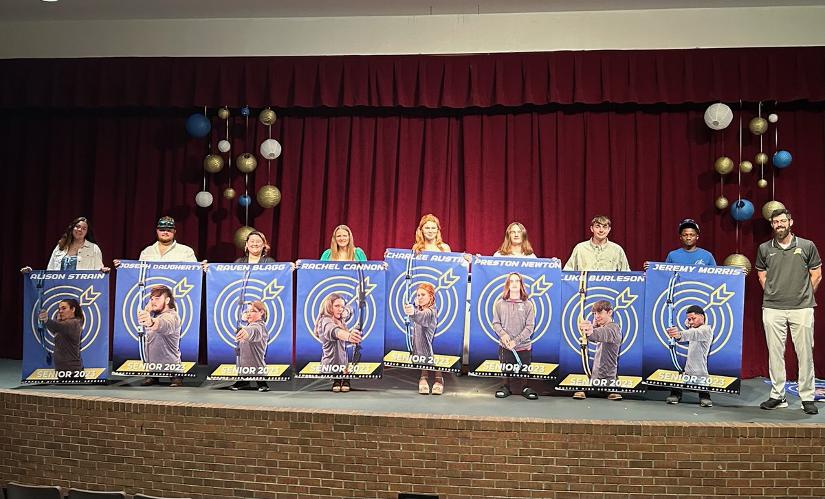 TupArchery's tweet photo. We had an awesome time celebrating the 2023 Archery team's accomplishments tonight. 
1. MHSAA Scholar Team 
2. 2nd Place in the Lee County Tournament
3. 4th Place in the North State Championship
4. 6th Place in the State Championship. 
@TupeloAthletics https://t.co/HAK2TUYbwm