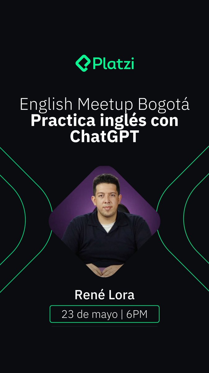 See you guys next week! So excited about this :D
@platzi #platzi #EnglishAcademy