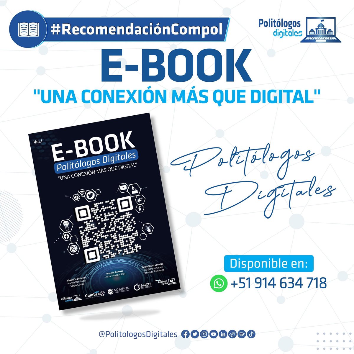 Disponible en Querétaro y México, la versión física del #Ebook <a href="/PolitologosD/">Politólogos Digitales</a>. Mándame Inbox para más información. 

#Compol
