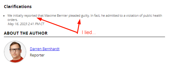 giffordwatkins's tweet photo. @bkives Lied, then changed the lie; but kept the lie in the link... https://t.co/UYsCq4Jznd
This is why my faith in CBC journalists is at an all time low.
We need a #NEWcanpoli... & a #NEWcbc. https://t.co/OeyHgoaxRq
