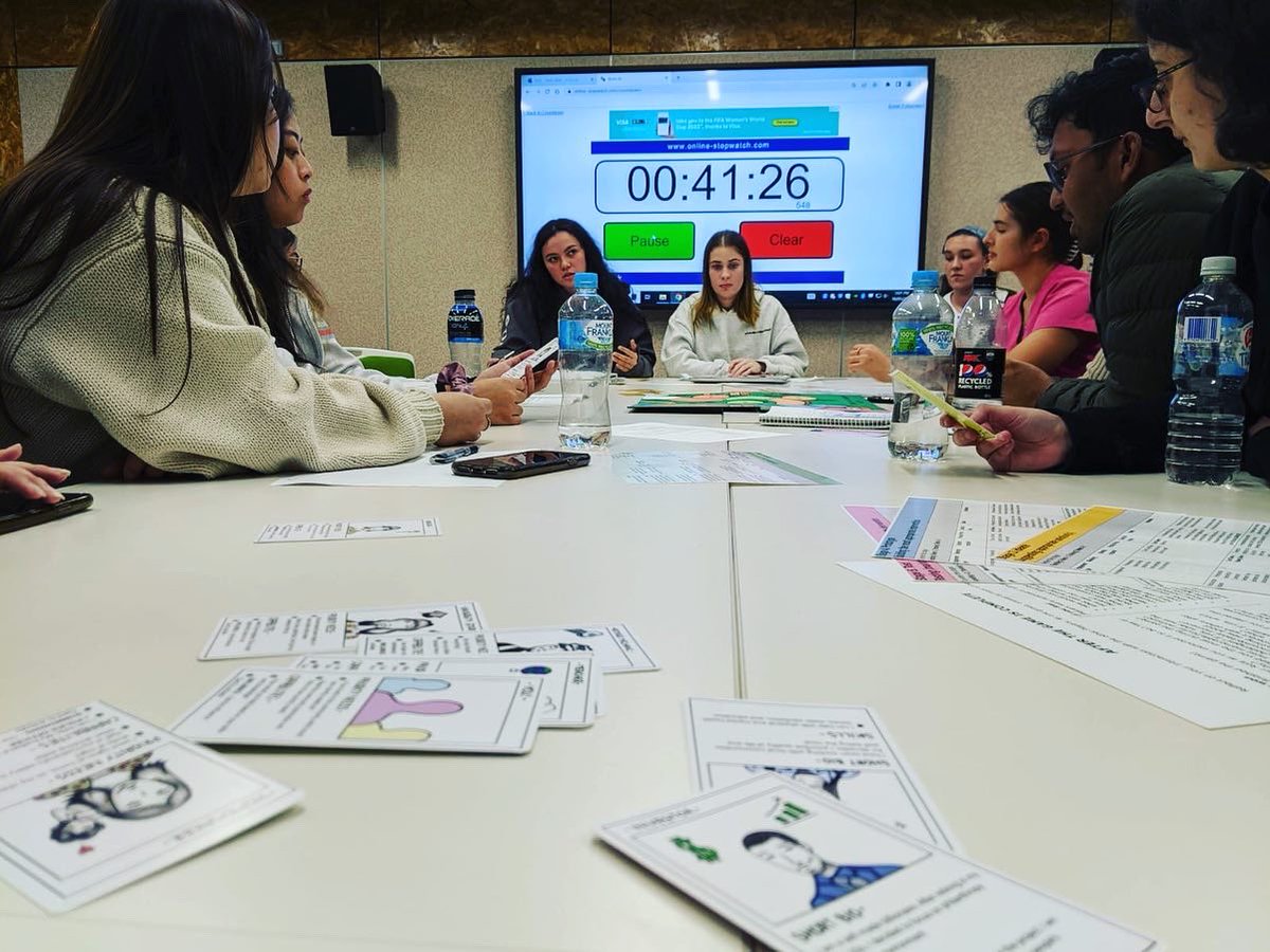 SpyrosSchismeno's tweet photo. Yesterday, I had a great time #HADS students at @westernsydneyu where we played ‘Engineering WITH People’, the first board #game in #humanitarian #engineering!
#engineeringwithpeople #humanitarianengineering #educationalgaming #education #hadri #wsu #sydney #Australia https://t.co/rMP6R6MtAT
