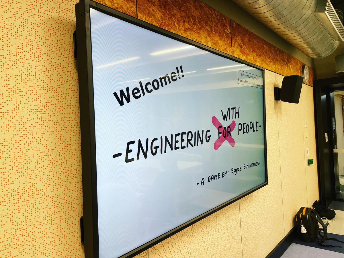 Yesterday, I had a great time #HADS students at  @westernsydneyu where we played ‘Engineering WITH People’, the first board #game in #humanitarian #engineering!

#engineeringwithpeople #humanitarianengineering #educationalgaming #education #hadri #wsu #sydney #Australia