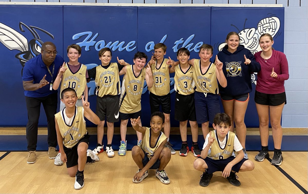 Congrats to ⁦@SHOJ_HCDSB⁩ Jr Boys🏀. Holy Rosary Tournament Champs. Our #Pride went 4-0 on the way to 🥇. Great job boys. #GoPride    #TheFutureisBright