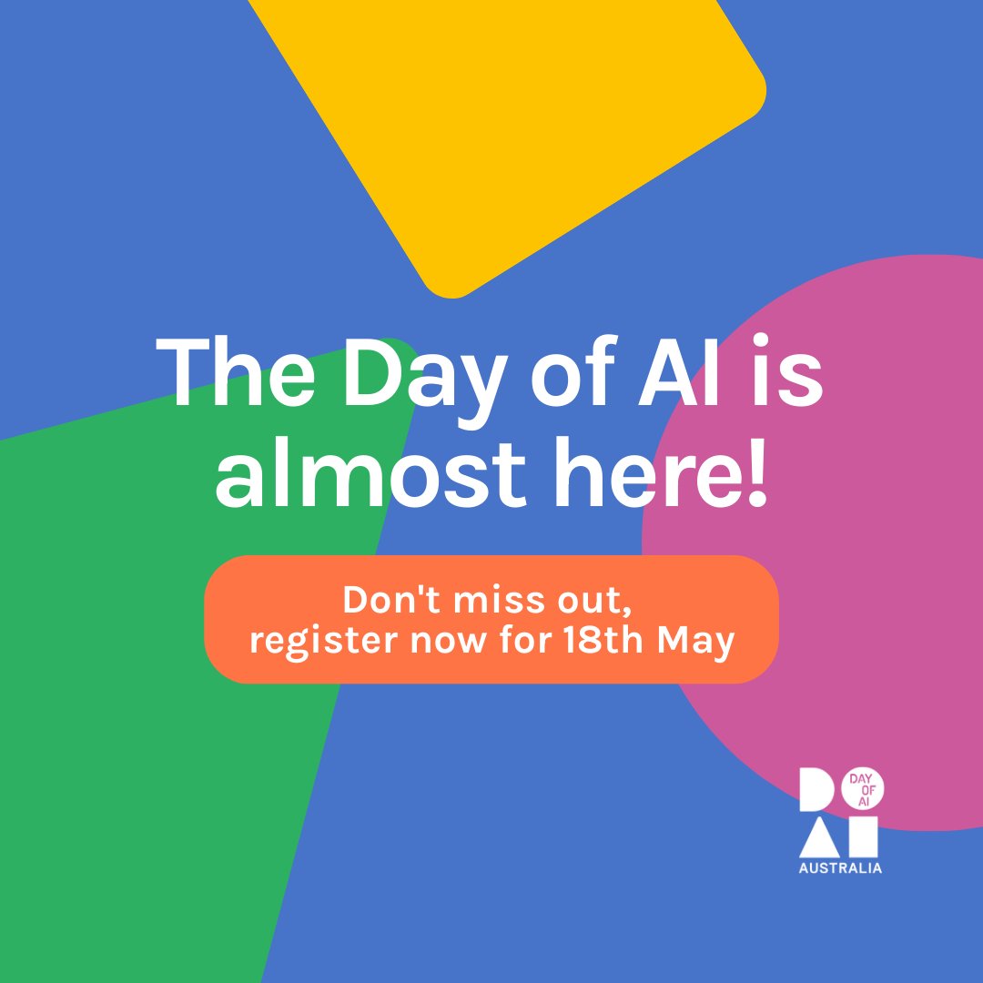cserAdelaide's tweet photo. The Day of AI is a full day of highly interactive, hands-on activities designed to get students curious &amp; excited about the potential of AI.
Register your classroom to participate in the FREE Day of AI at https://t.co/TzG6DIVlTC 
#artificialintelligence #cserSTEMPL #edtech https://t.co/C6sS1mNVhU