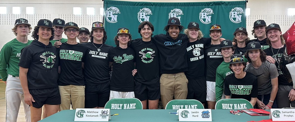 Holy Name Baseball (@hndiamond9) on Twitter photo Congratulations to Senior Jaedin Hurd on his Signing today to play at the next level for Tri-C
<a href="/NamerAthletics/">Holy Name Athletics</a>
<a href="/HNGreenwave/">Holy Name High School</a>
<a href="/CoachStahlberg/">Kyle Stahlberg</a>
<a href="/TriCAthletics/">Tri-C Athletics</a> Congratulations to Senior Jaedin Hurd on his Signing today to play at the next level for Tri-C
<a href="/NamerAthletics/">Holy Name Athletics</a>
<a href="/HNGreenwave/">Holy Name High School</a>
<a href="/CoachStahlberg/">Kyle Stahlberg</a>
<a href="/TriCAthletics/">Tri-C Athletics</a>