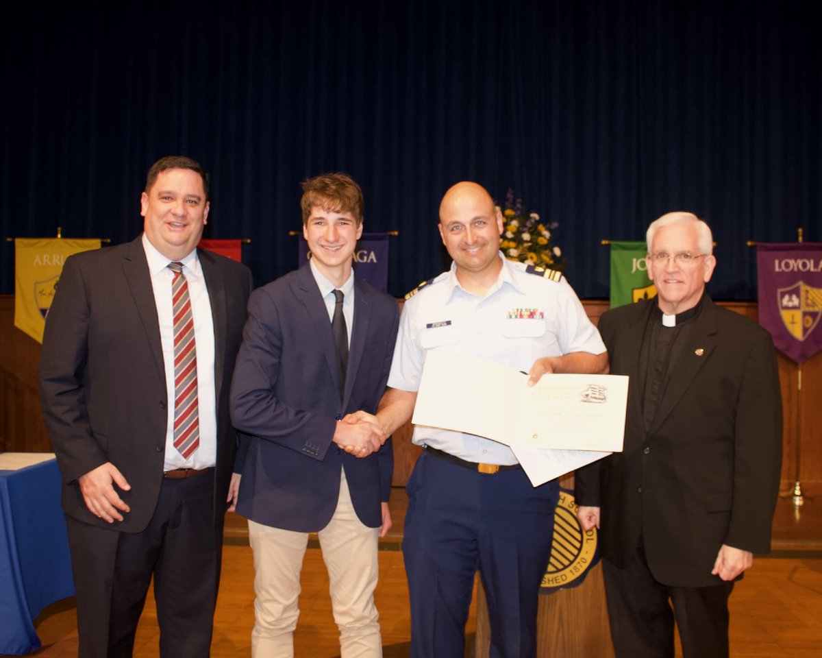 CanisiusHS's tweet photo. William Oh ’23 earned the exclusive honor of being named a National Merit Scholarship winner, one of many highlights of Tuesday’s Senior Awards Ceremony in historic Scaccia Auditorium.

Scores of members of the Class of 2023 were honored. Details: 
https://t.co/DtNM6dEgTI https://t.co/dddF0GRM1y