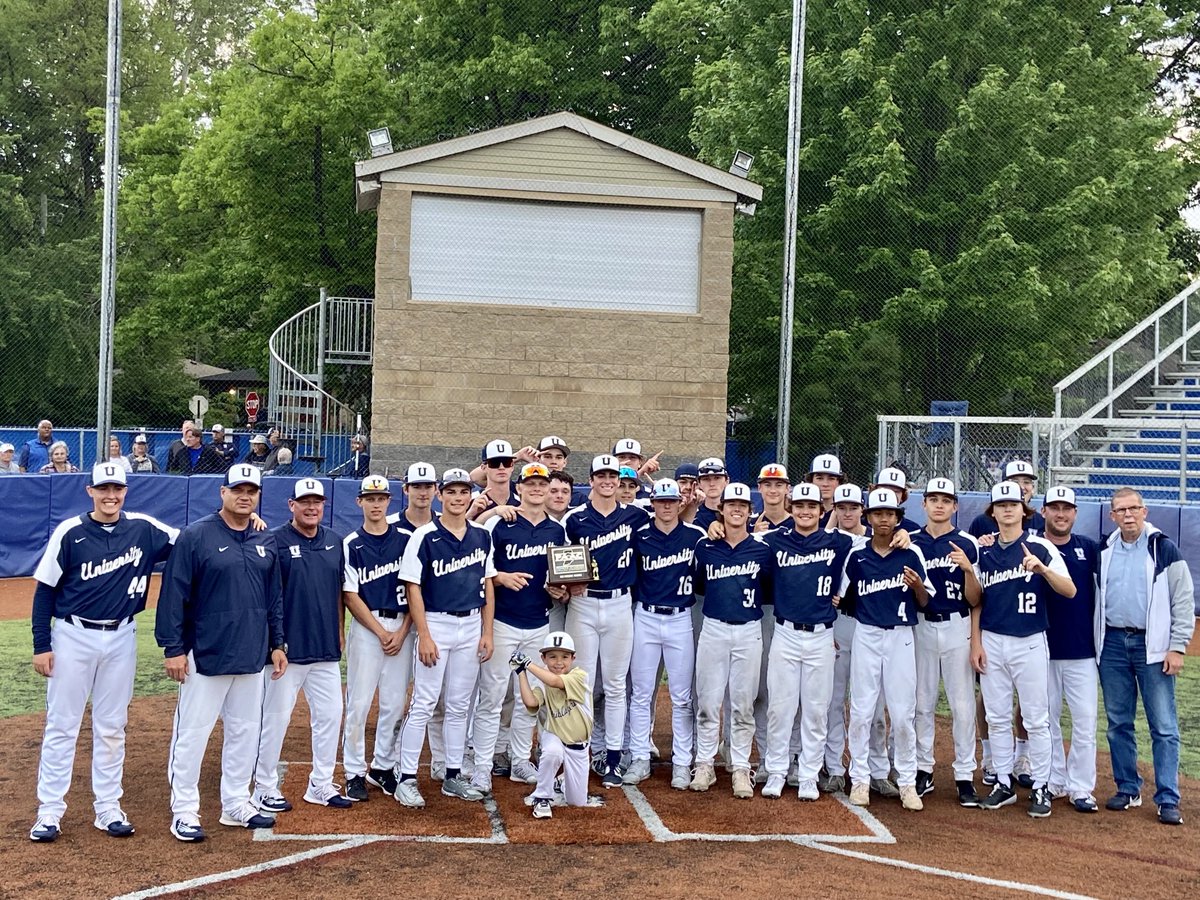 Final ⁦@PAAC_Athletics⁩ championship ⁦@UniversityBB⁩ 12 ⁦@PTDugout⁩ 9 WP Seth Hogg 5 IP 1 ER 8 K 2-4 with 3 run home run. Josh Newton, Cooper Burnett 2 hits ⁦@Richie_Hall⁩ ⁦@indyhsscores⁩ ⁦@THEAkeemGlaspie⁩ ⁦@PBRIndiana⁩ ⁦@IHSBCA⁩