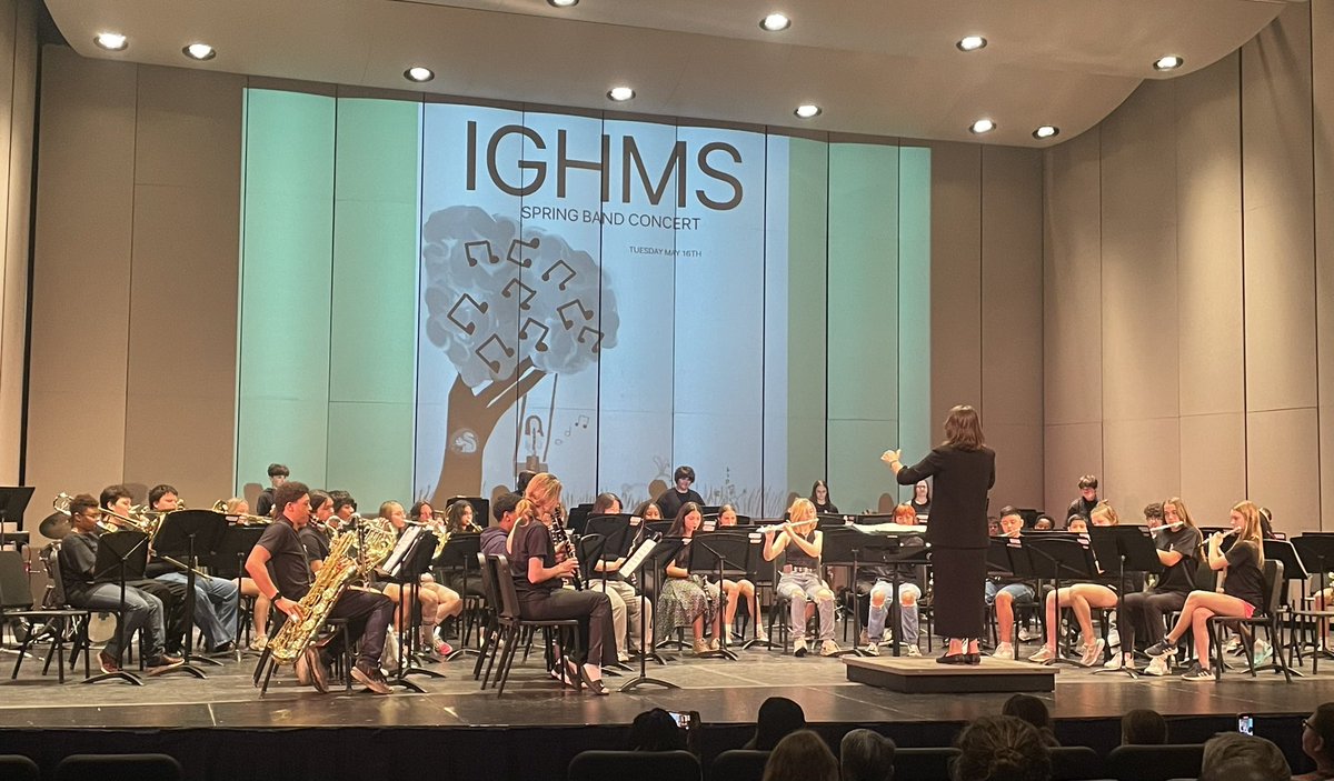 Another amazing band concert! So proud of all of the performers. 
Jazz, 6th, 7th &amp; 8th grade bands were outstanding! ❤️💙