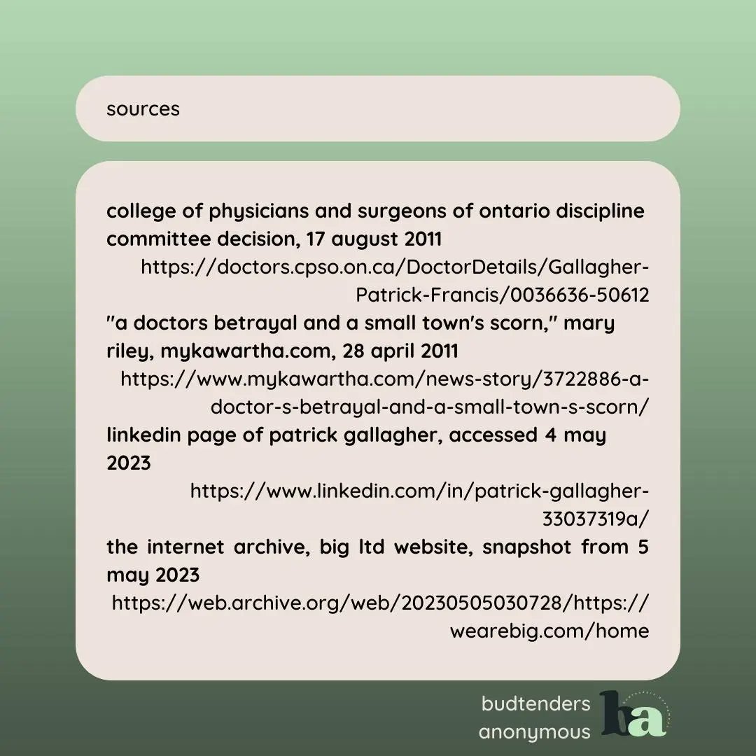 today we posted about john fowler's hiring of his uncle, a convicted rapist, at multiple of john's cannabis companies.

addiction and bankruptcy are not equivalent to sexual assault.

sources

1) doctors.cpso.on.ca/DoctorDetails/…

2) mykawartha.com/news-story/372…

4) web.archive.org/web/2023050503…