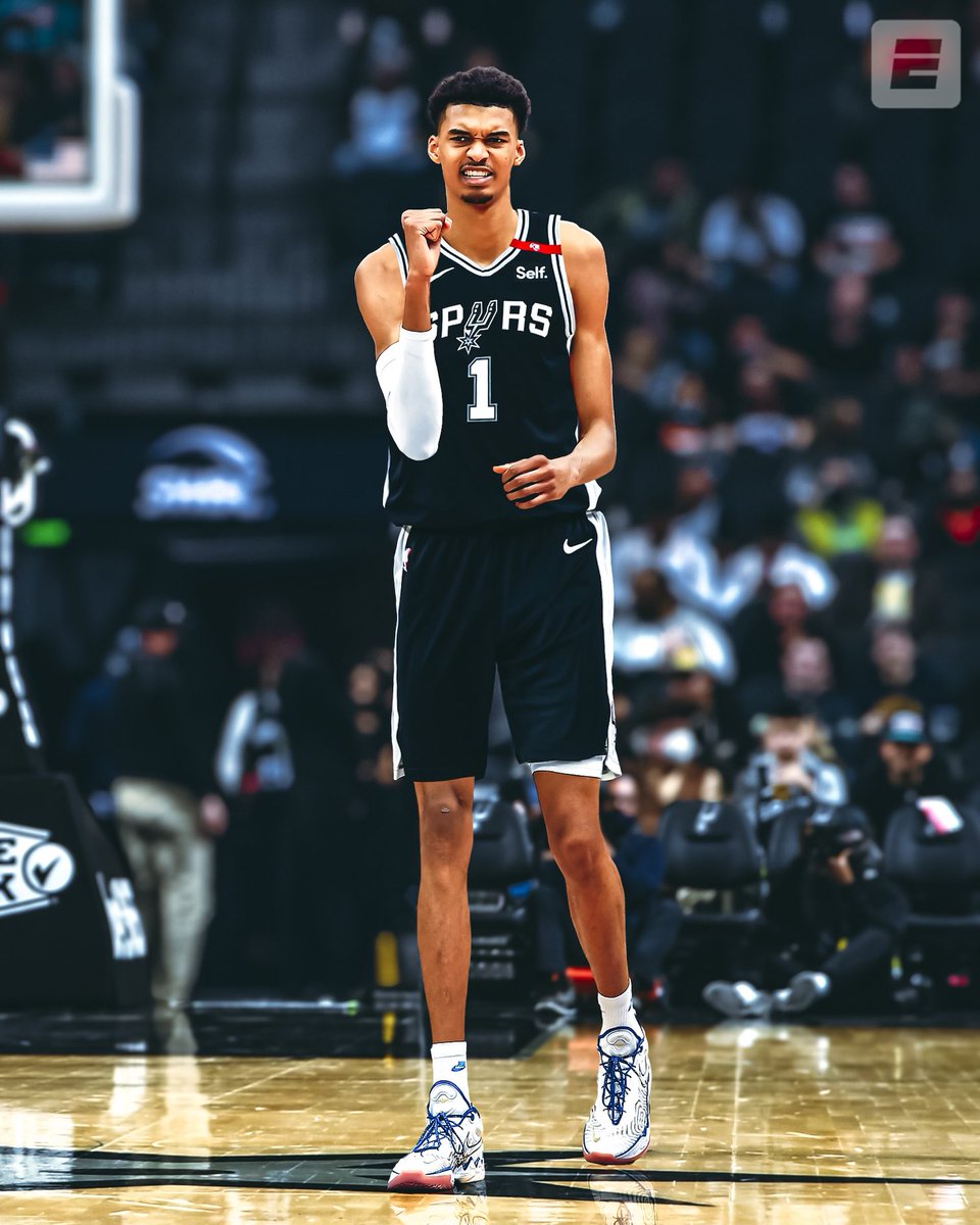 Los Spurs con el Pick 1 y este fenómeno se va a San Antonio.  #NBADraftLottery #Wembanyama