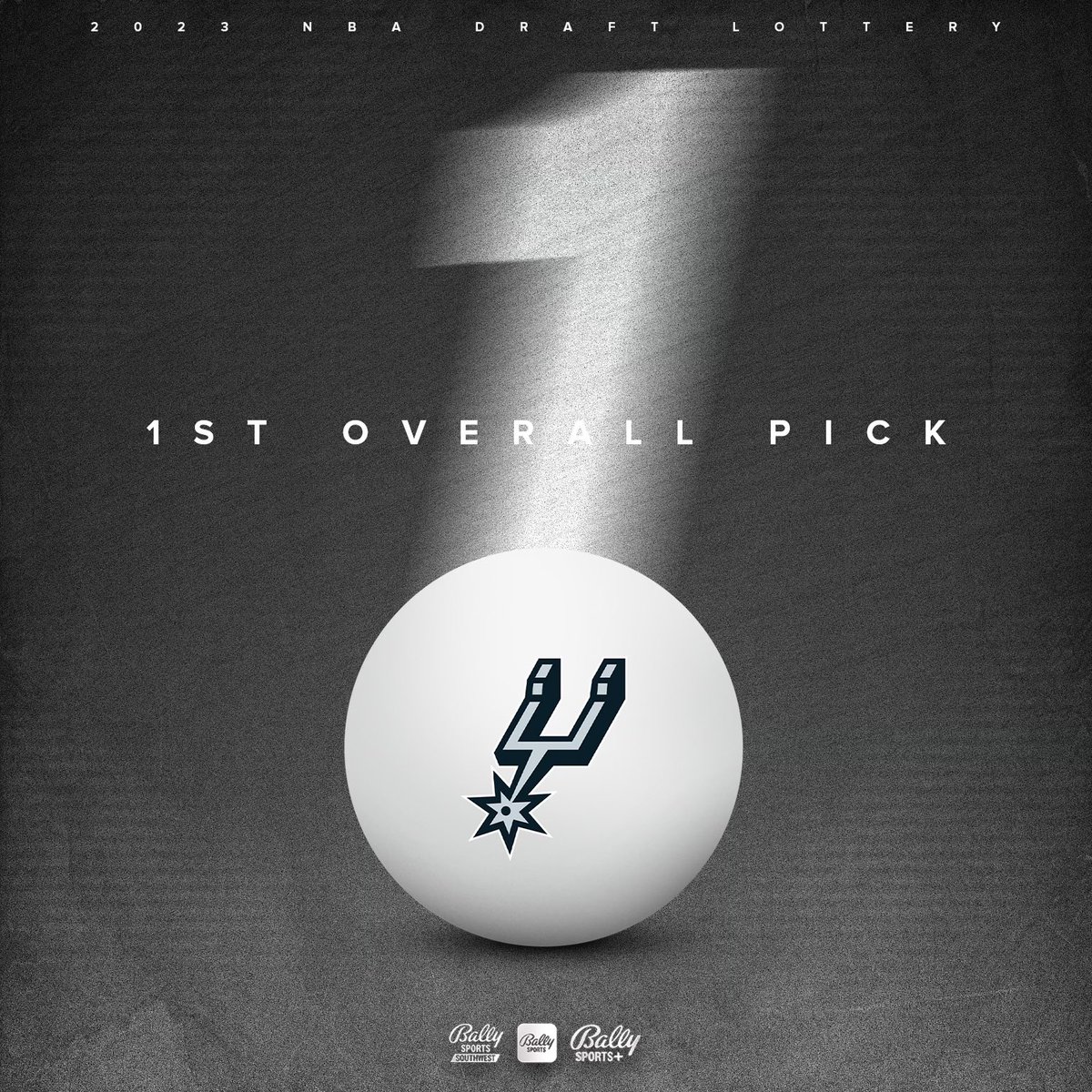 Bally Sports San Antonio on Twitter "The San Antonio Spurs have the NUMBER ONE pick in the 2023