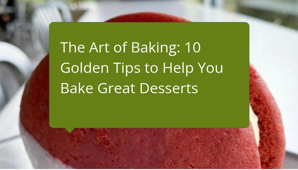 Although you are excited about what's baking, do not open the oven often as the desserts bake.

Read the full article: The Art of Baking: 10 Golden Tips to Help You Bake Great Desserts
▸ lttr.ai/ABxah

#BakeGreatDesserts #MakingPeopleHappy #SunflourBakingCompany