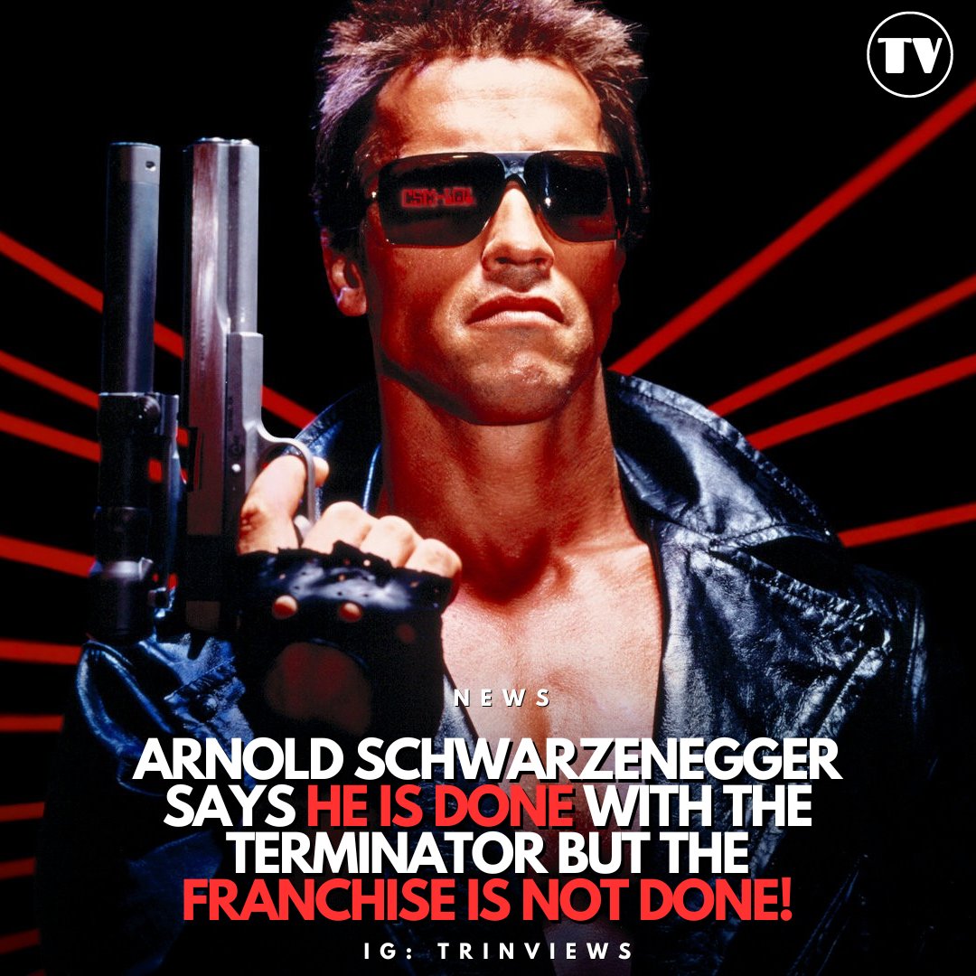 Trinviews's tweet photo. "The franchise is not done. I am!"
#terminator #arnoldschwarzenegger #theterminator #mustang #cobra #judgementday #jamescameron #skynet #sarahconner #shwarzenegger #riseofthemachine #terminatordarkfate #terminatorsfans #terminatorsalvation #johnconner #hastalavistababy https://t.co/h8yYhVZmeB
