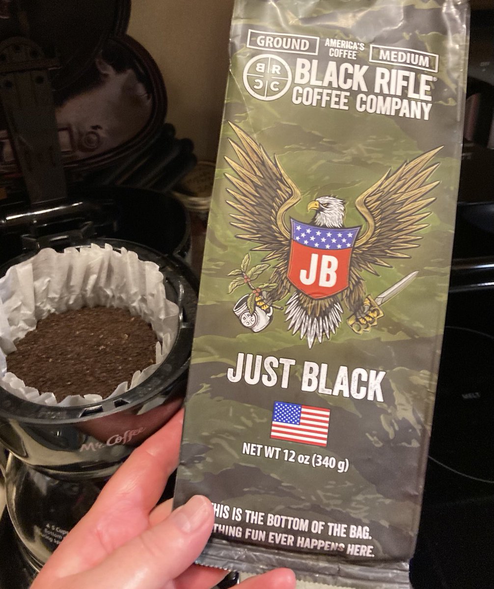 Just Black=Just Great coffee 🤩 #blackriflecoffeecompany