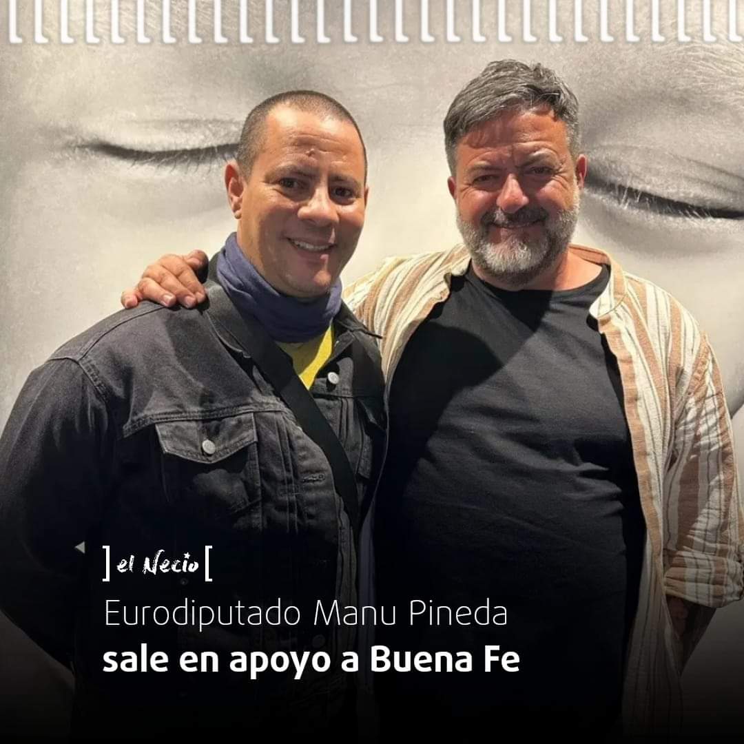 🇪🇦 Manu Pineda responde anunciando una gran gira

El eurodiputado español Manu Pineda ha sacado esta foto en sus redes sociales en apoyo a Buena Fe tras las recientes cancelaciones de sus conciertos en España, como resultado de las amenazas ejercidas contra los dueños de los