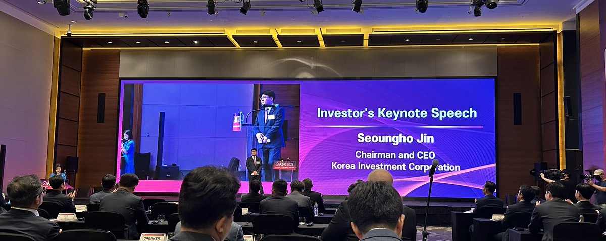Good to be back in Seoul to attend the ASK2023 Global Alternative Investment Conference representing Burgiss.  Plenty of discussion around Private Credit and distressed assets as well as the importance of Risk management for LP’s. Burgiss’s transparency data is key