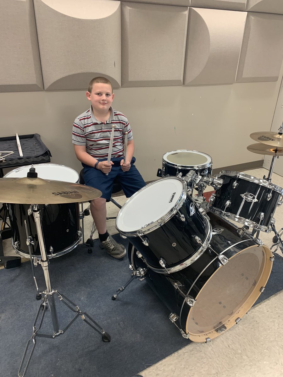 A bright ray of sunshine ☀️❤️🥁 #wcsdletsgo #goband #littledrummerboy