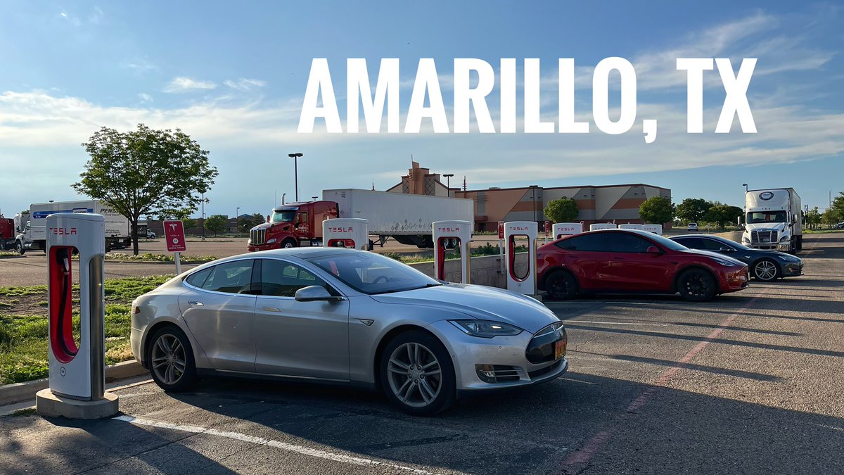 PlugInSites on Twitter "Amarillo, TX Tesla Supercharger on Route 66
