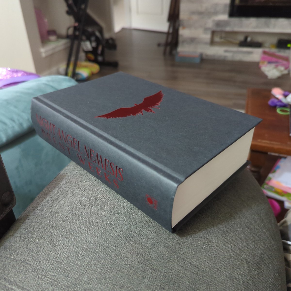 Night Angel trilogy re-read complete.. now to dive into this monster! Looking forward to it <a href="/BrentWeeks/">Brent Weeks</a>